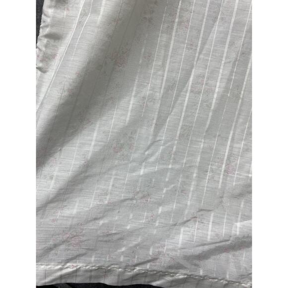 Vintage Barbizon Nightgown Womens White Lace Trim Floral Ribbon Sleepwear Ruffle - Picture 7 of 9